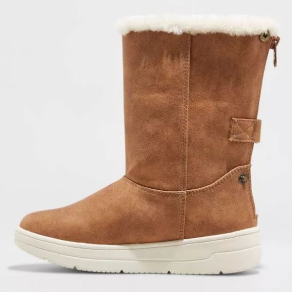 Cat & Jack Shoes Aleka Fauxsuede Shearling Style Boots Cat Jack